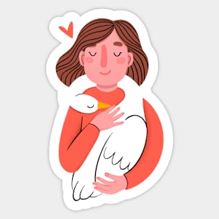 Goose friend Sticker